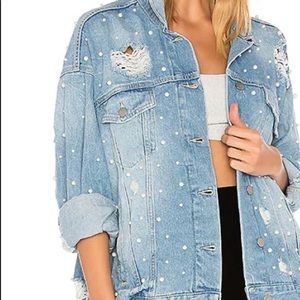 Free People Pearl Denim Jacket